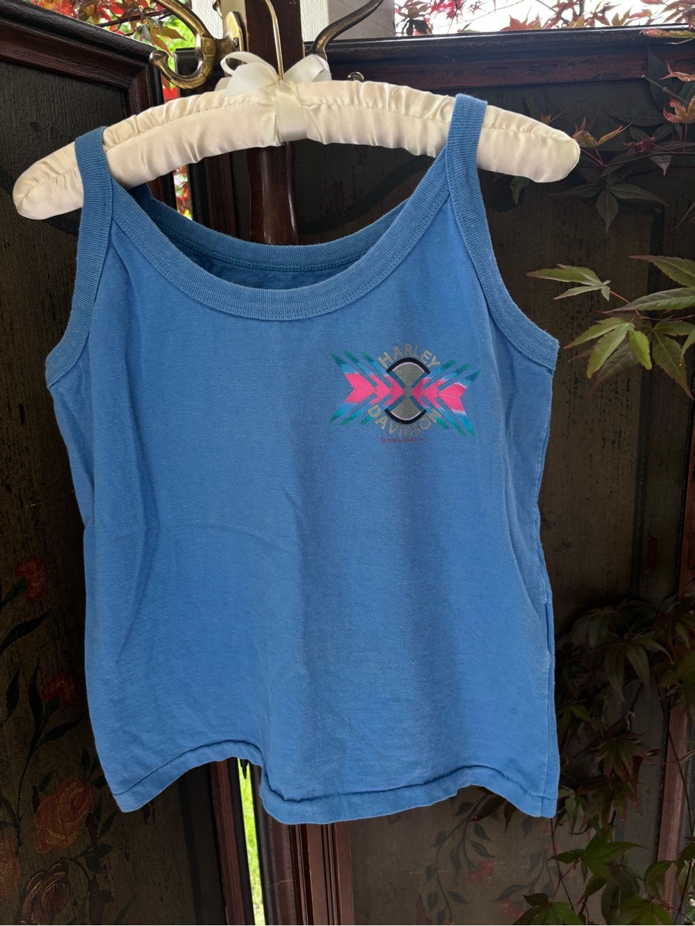Vintage Harley-Davidson Blue Tank Top | 1990s